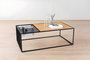 Hanah Home Riley - Mesa de centro Nogal